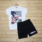 Mens T-shirt & Shorts Combo