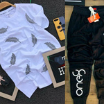 Mens T-shirt & Track Pant Combo