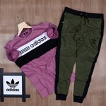 Mens T-shirt & Track Pant Combo