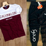 Mens T-shirt & Track Pant Combo