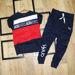 Mens T-shirt & Track Pant Combo