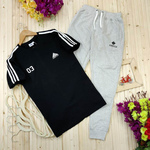 Mens T-shirt & Track Pant Combo