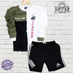 Mens T-shirt & Shorts Combo