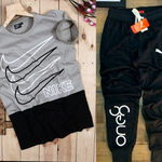 Mens T-shirt & Track Pant Combo