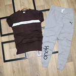 Mens T-shirt & Track Pant Combo