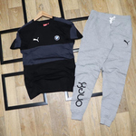Mens T-shirt & Track Pant Combo