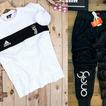 Mens T-shirt & Track Pant Combo