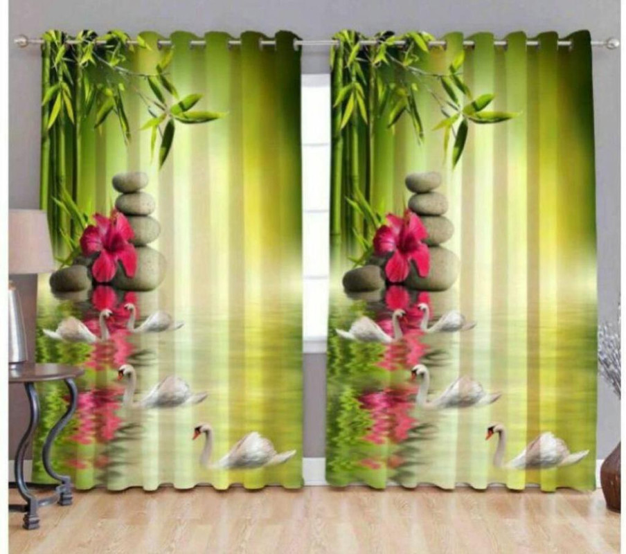 3D Digital Printed curtains
