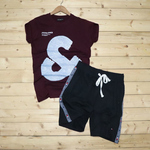 Mens T-shirt & Shorts Combo