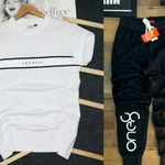 Mens T-shirt & Track Pant Combo