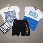Mens T-shirt ( 2 No.s ) & Shorts Combo