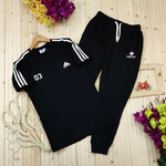 Mens T-shirt & Track Pant Combo