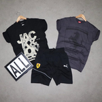 Mens T-shirt ( 2 No.s ) & Shorts Combo