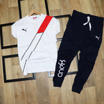 Mens T-shirt & Track Pant Combo