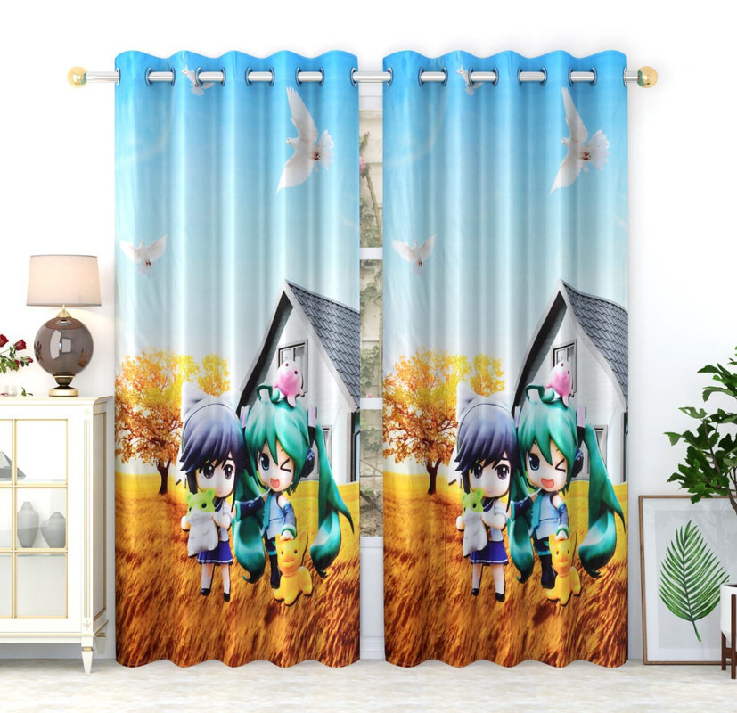 3D Digital Printed curtains