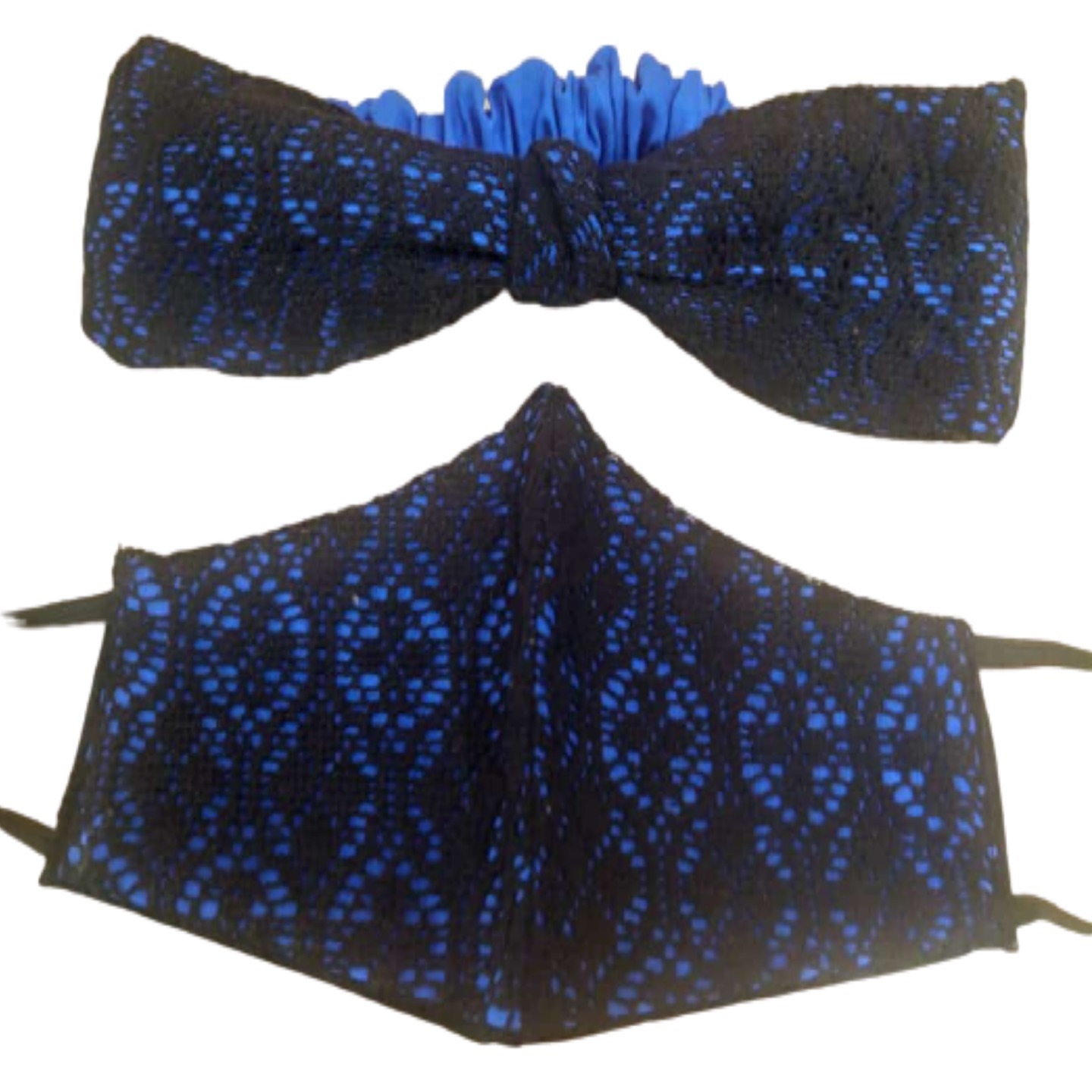 3 Ply Lace Head Band and Face Mask