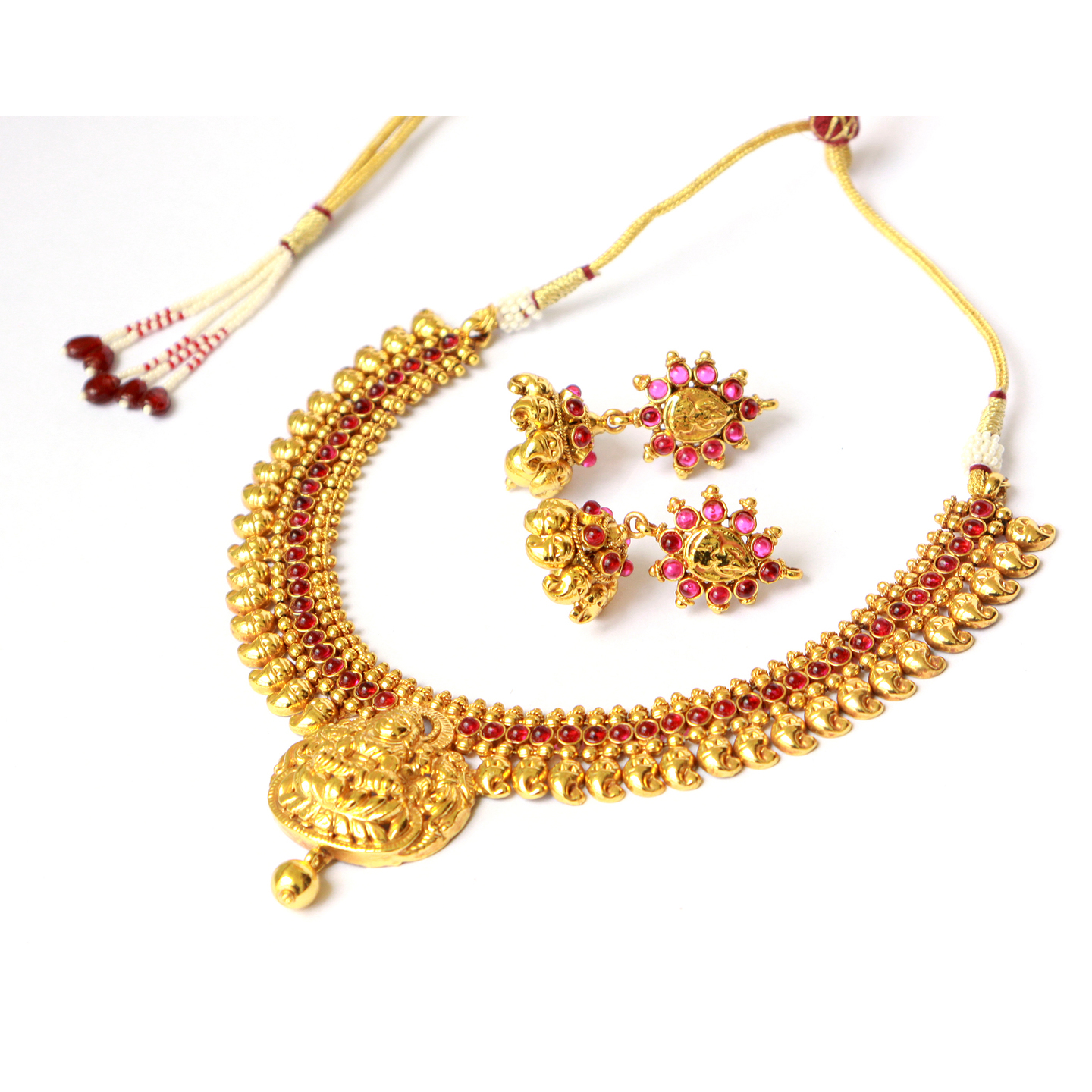 Kemp Mango Lakshmi Necklace Set