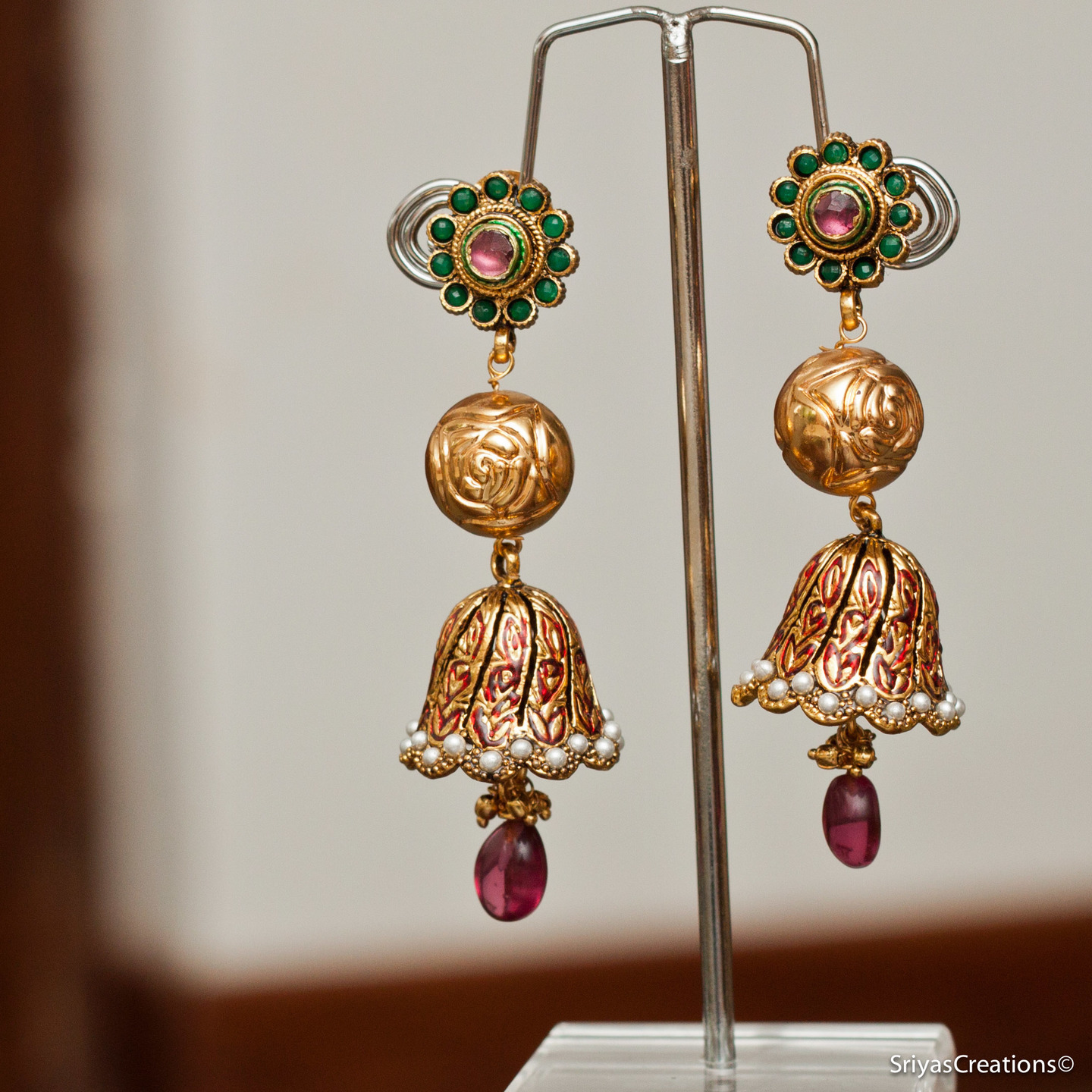 Round Multi Layer Jhumka