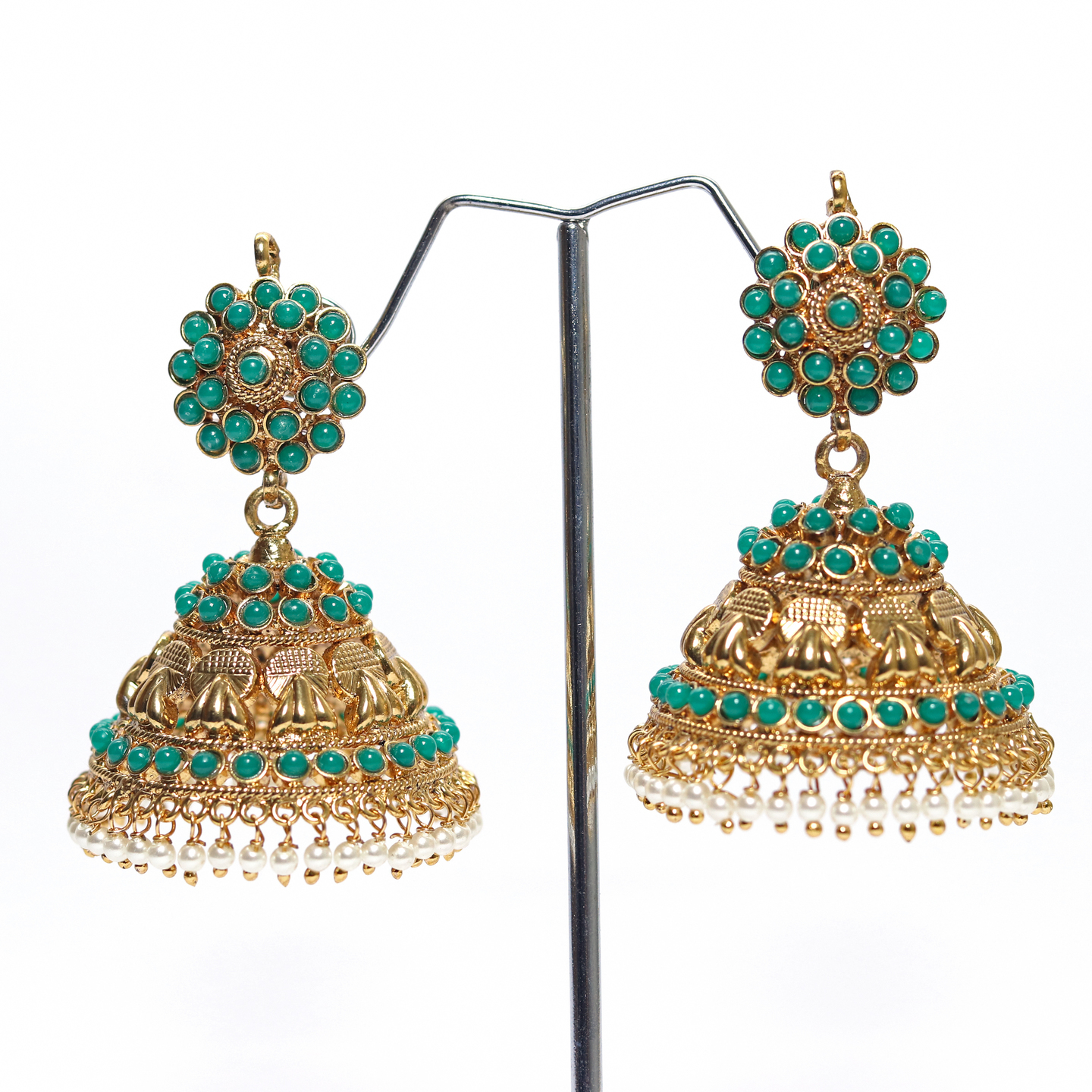 Green Elegant Wedding Jhumka