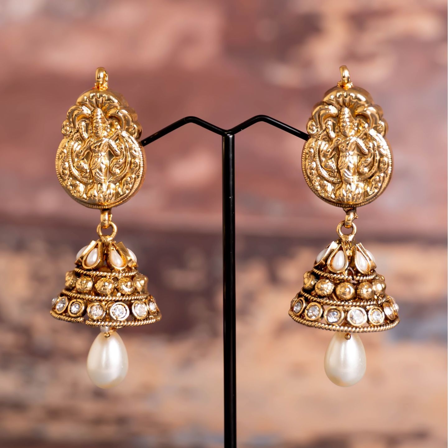 Pearl Lakshmi Jhumka