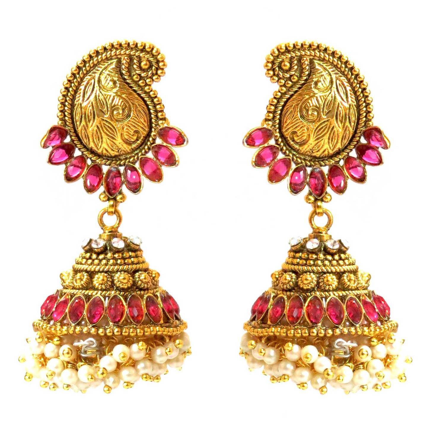 Kemp Red Paisley & Basra Pearl Jumka