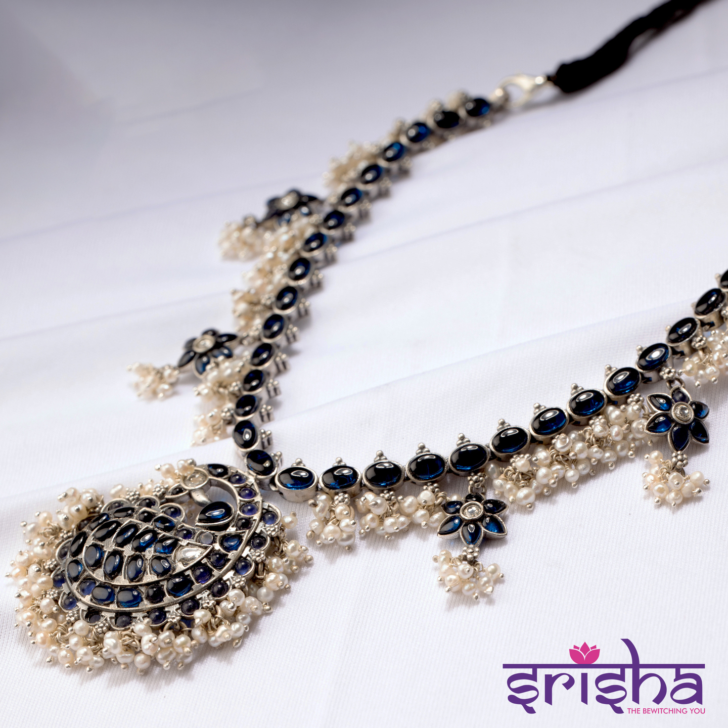 Blue Mango Silver Necklace