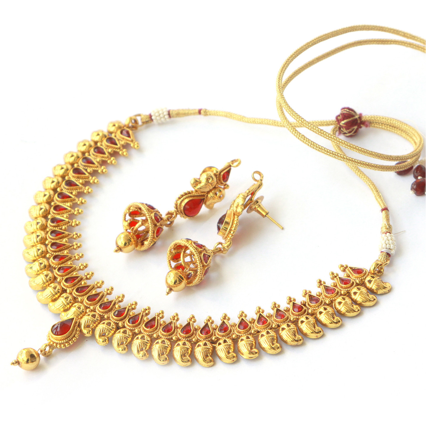 Traditional Mango Layered Teardrop Set - Kemp