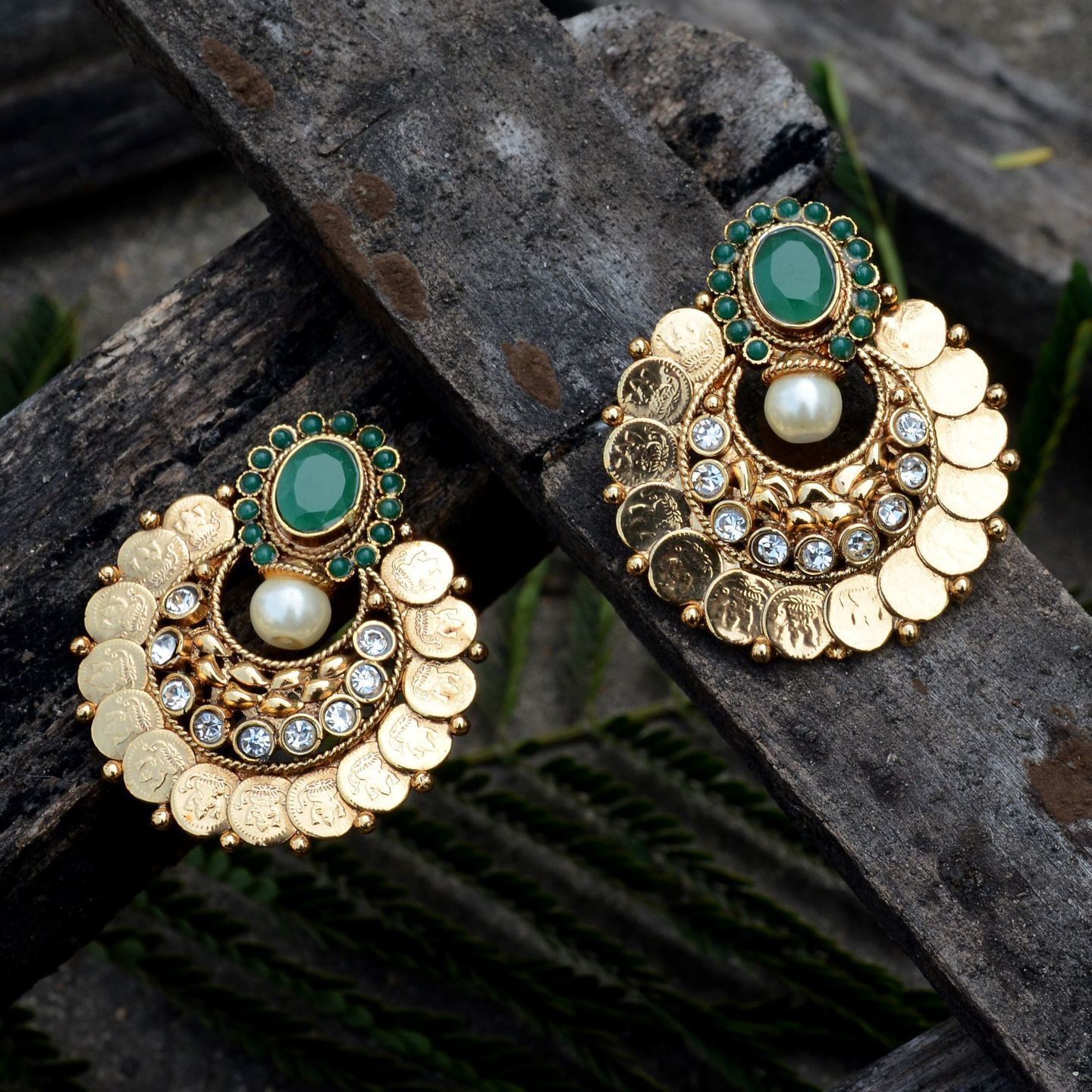 Kasu Earring - Green