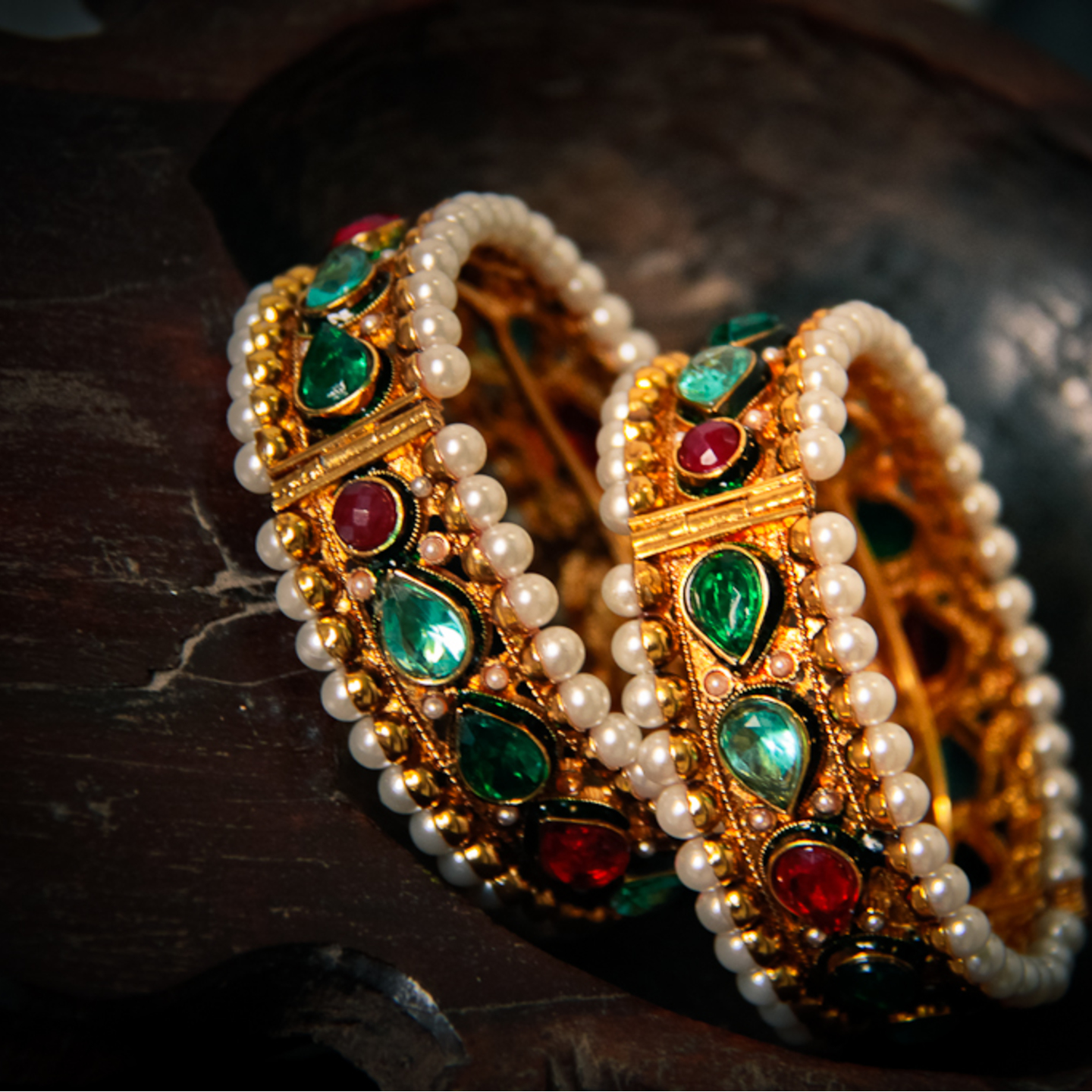 Green Blue Red Multi Festival Bangles