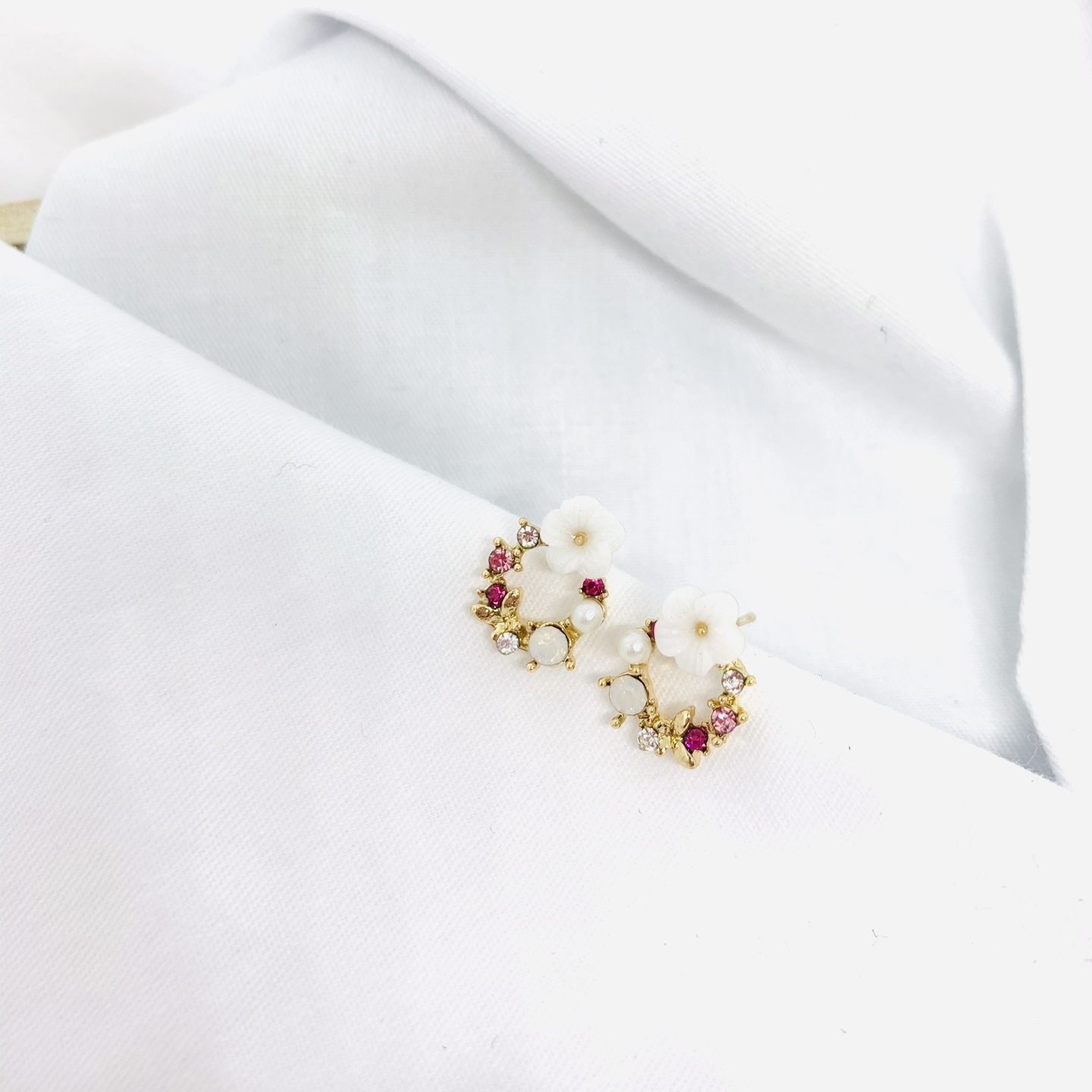 Florence Earrings (Pink)