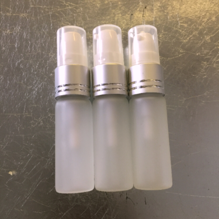 10ml Glass Pump bottle (pack of 3) 