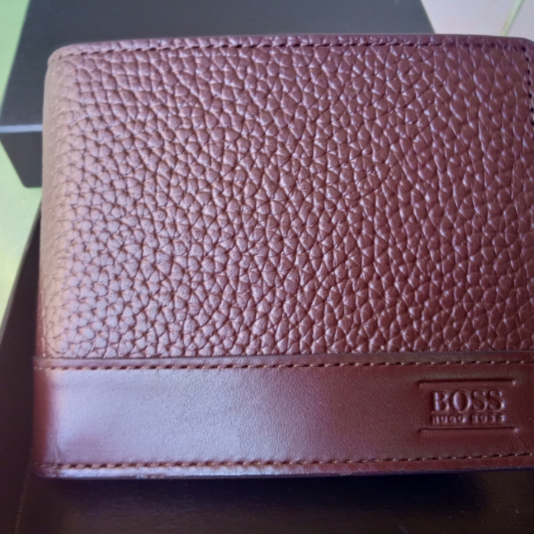 Hugo Boss Aspen, brown colour wallet