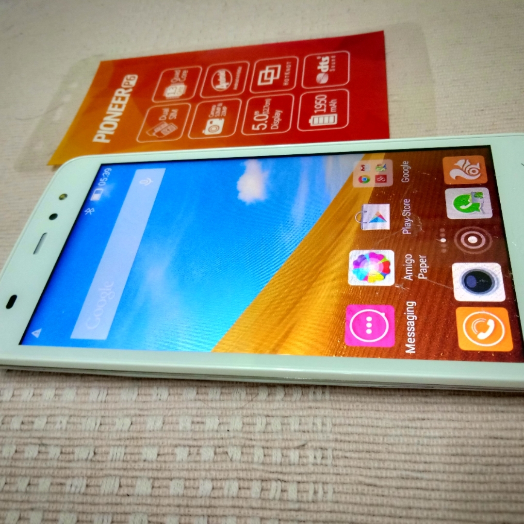 Gionee P6, Smartphone, with box, accessories, 10 months warranty