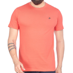 Mens Round Neck T-Shirt- Tomato