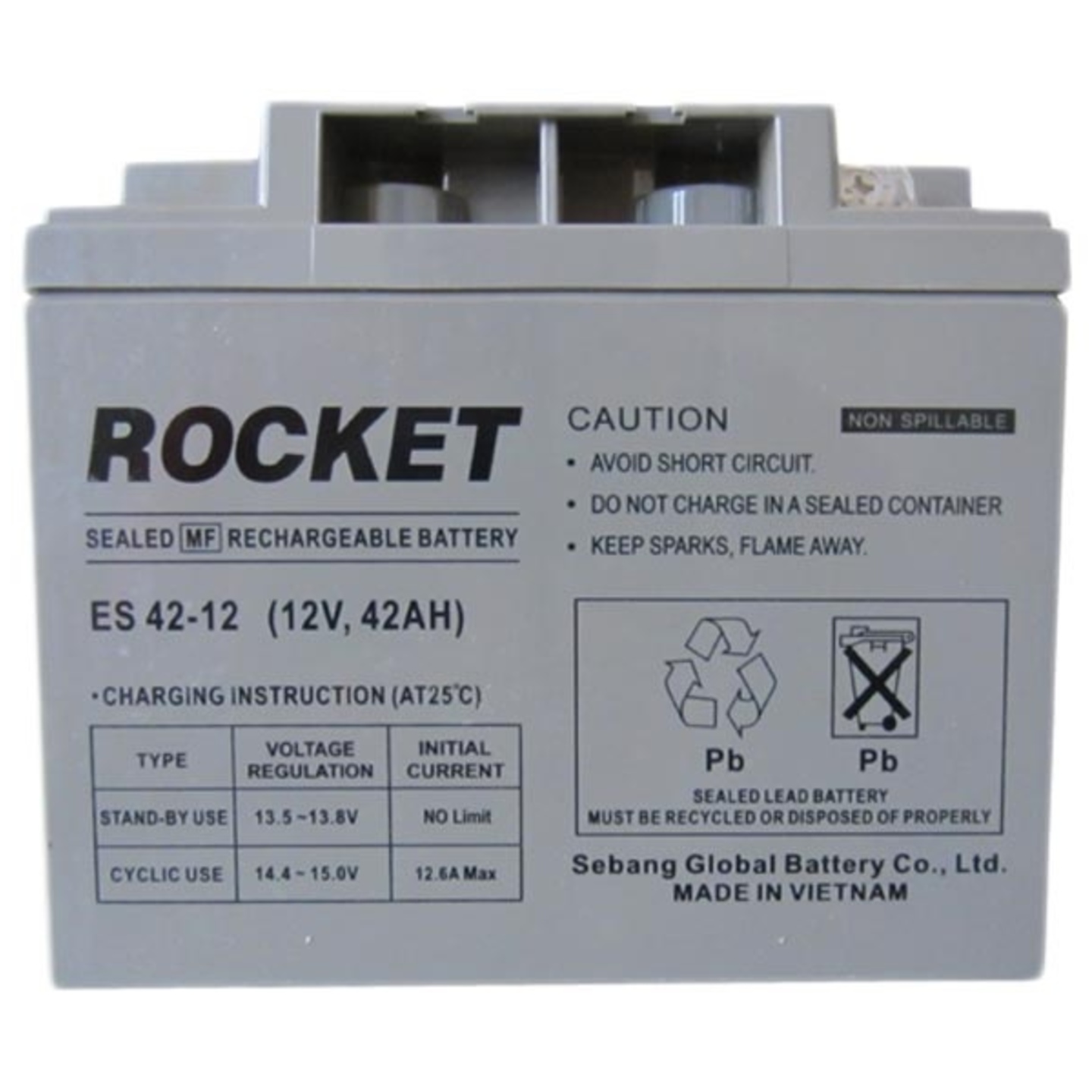 42 AH - 12 V SMF Battery 