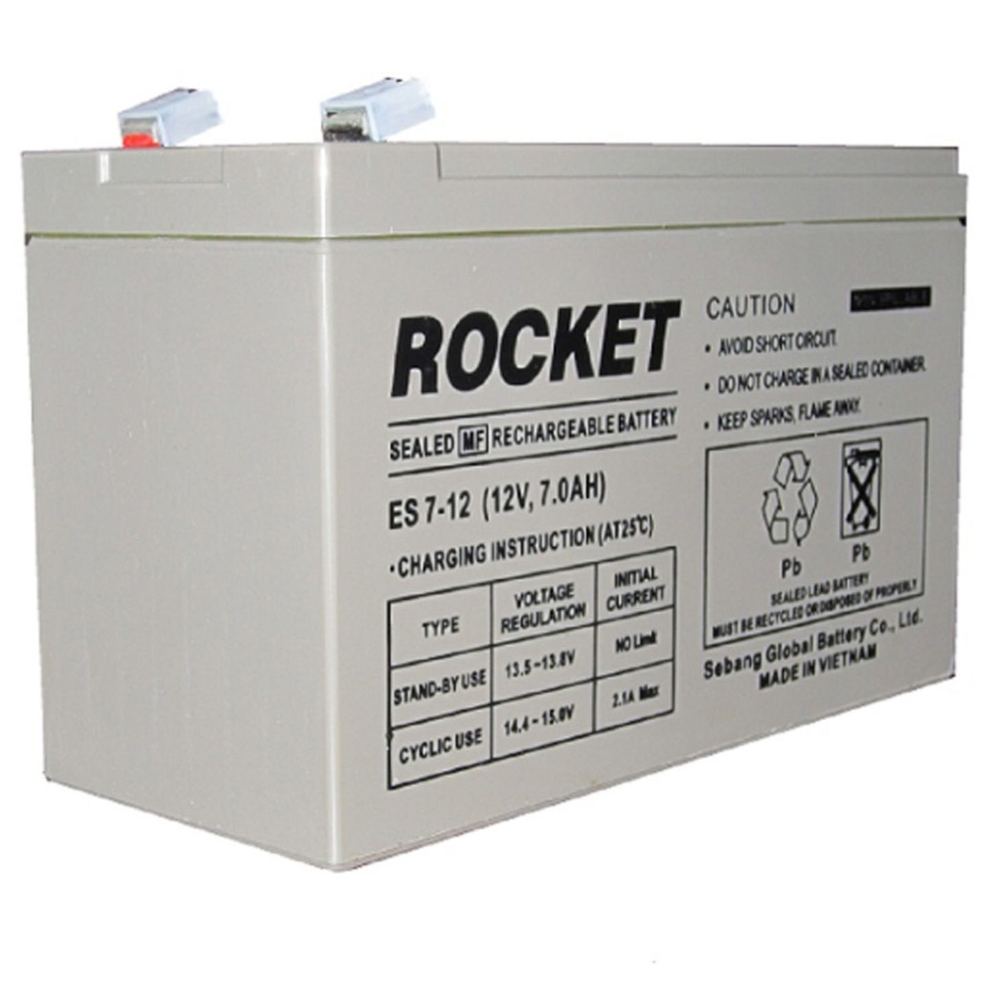 7 AH -12 V SMF Battery 