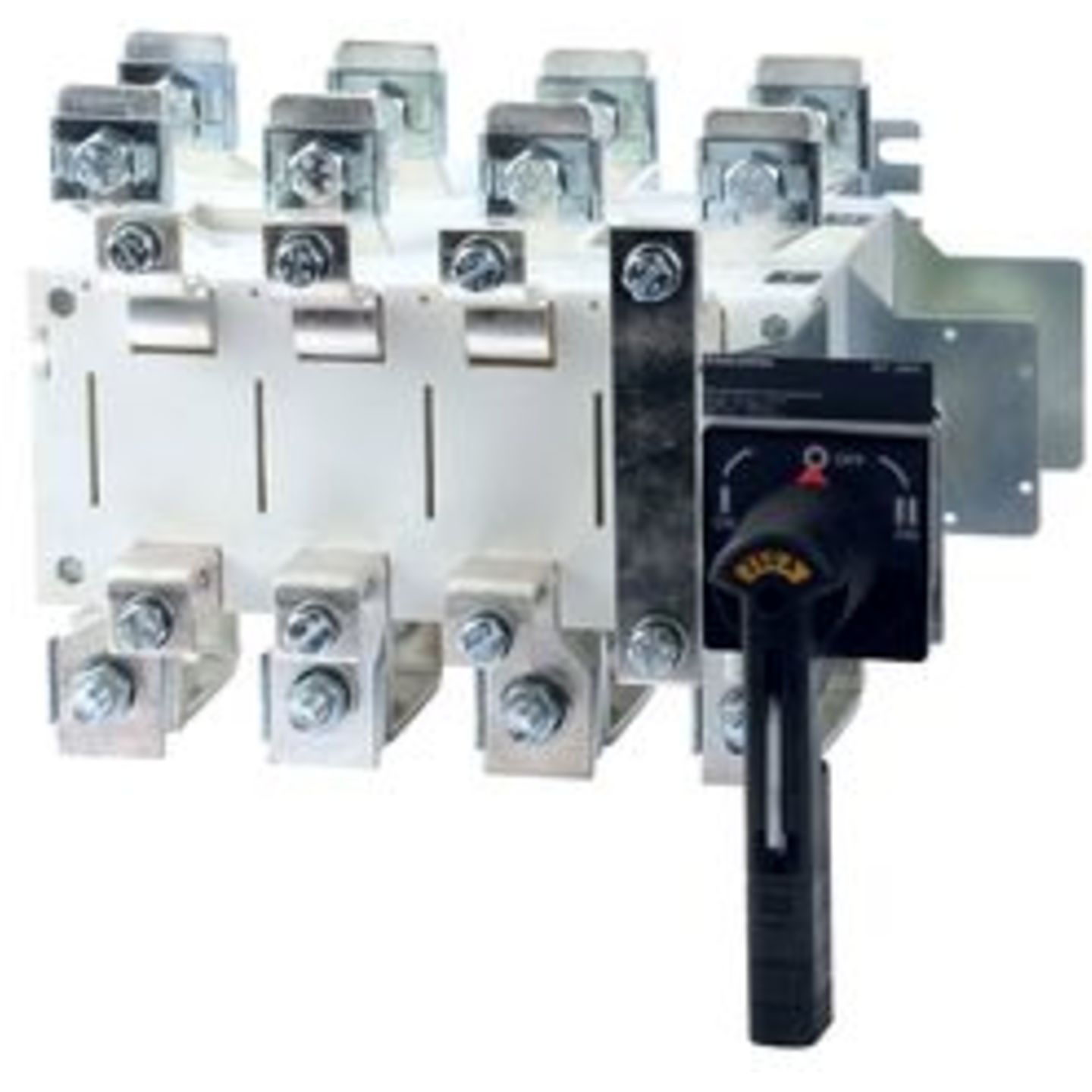 Fuse changeover switch from 125 to 630 A