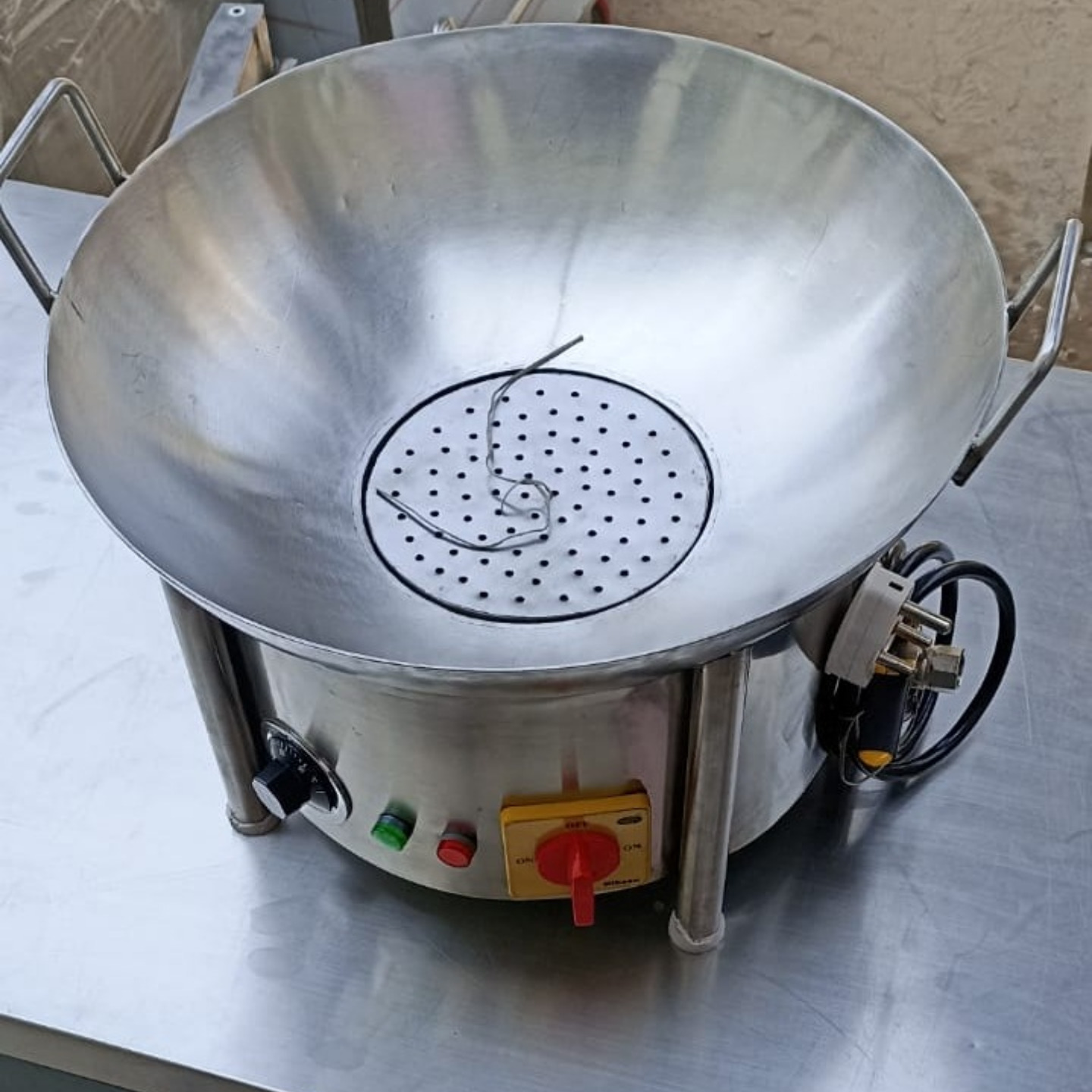 Electric Oil Kadai Fryer 16 L Stainless Steel Manufacturer