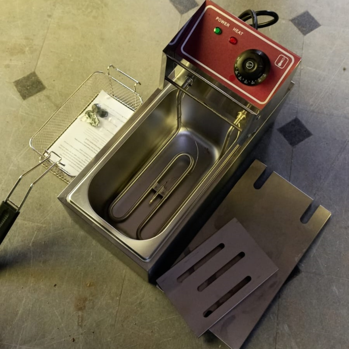 Stainless Steel Deep Oil Fryer 4 Litres