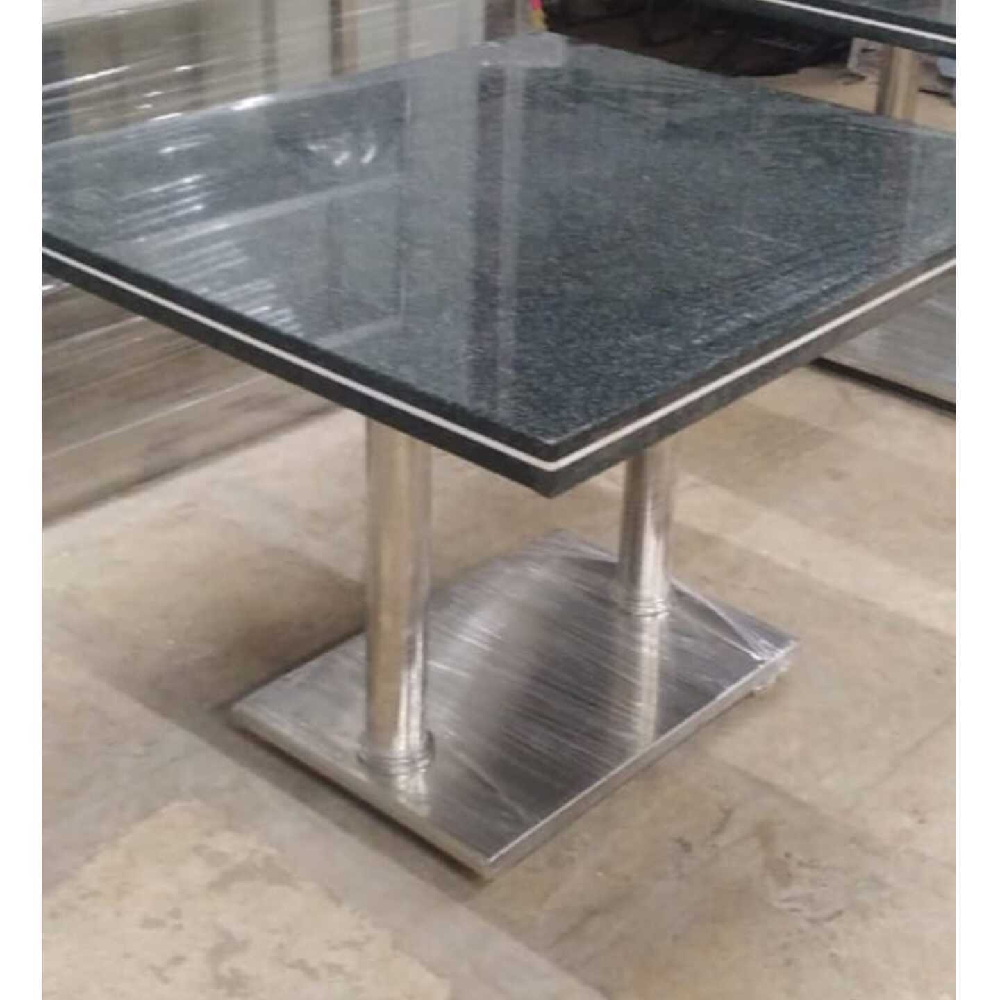 SS Table Frame With Granite Top 