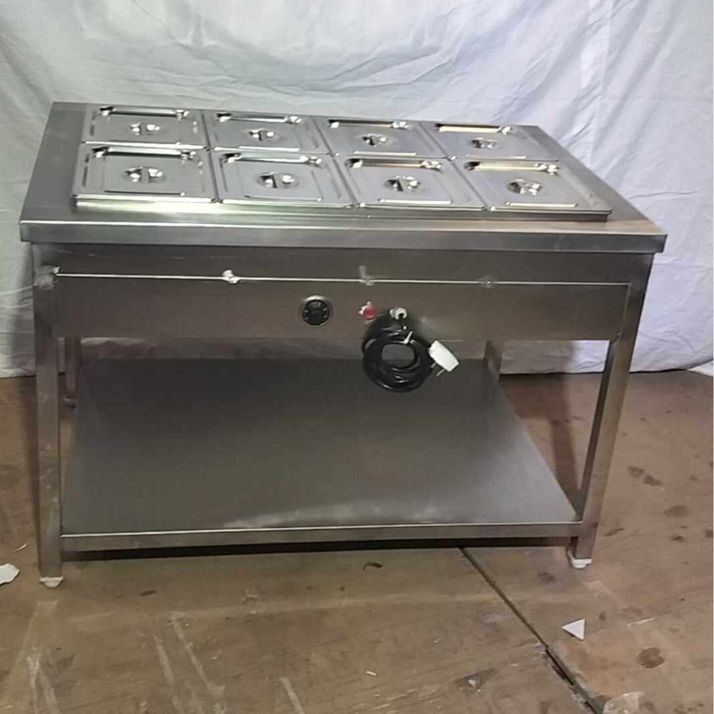 Hot Bain Marie Square 8 Container