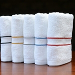 CORDING FACE TOWELS 33 X 33 CMS - SET OF 4