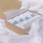 EMBROIDERED FACE TOWELS GIFT BOX SET OF 4