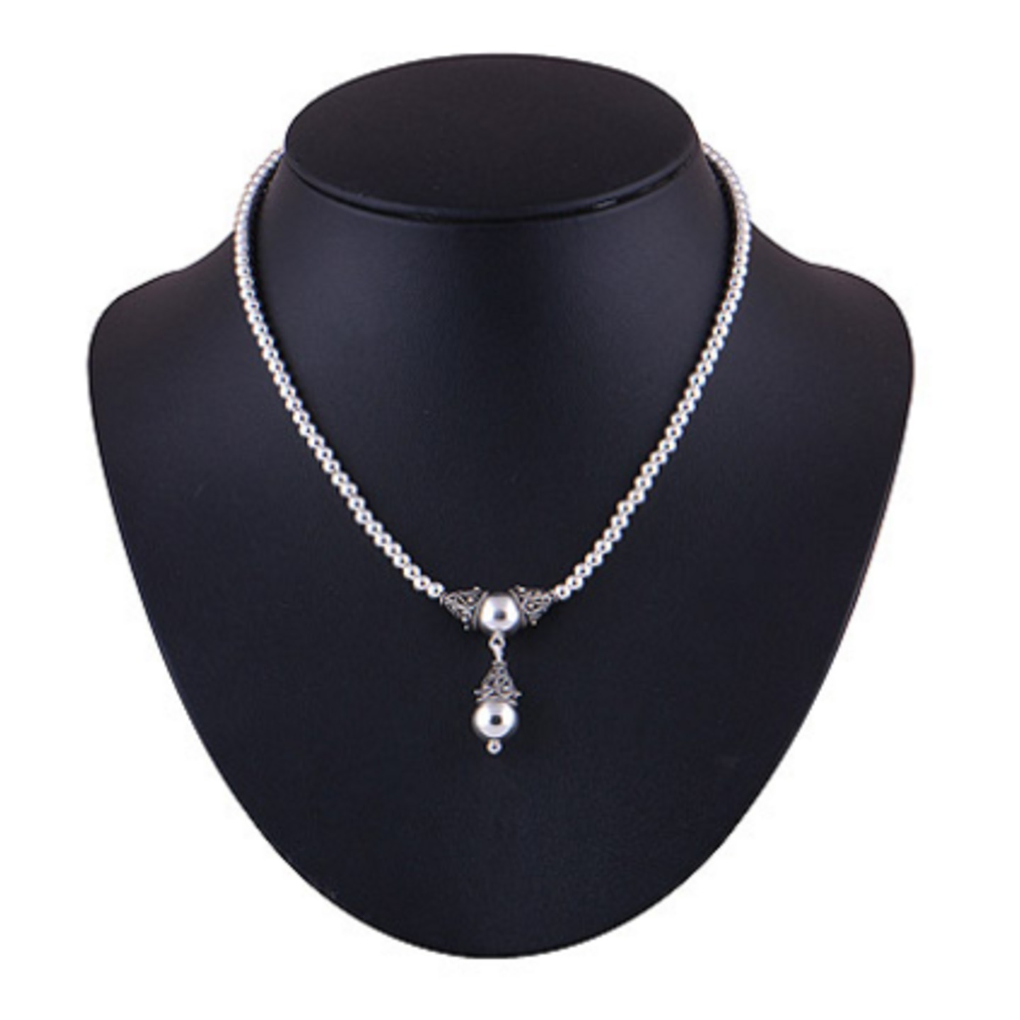 The Droplet Silver Necklace