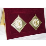 The Golden Decent Zircon George King and Victoria Queen Silver Coins