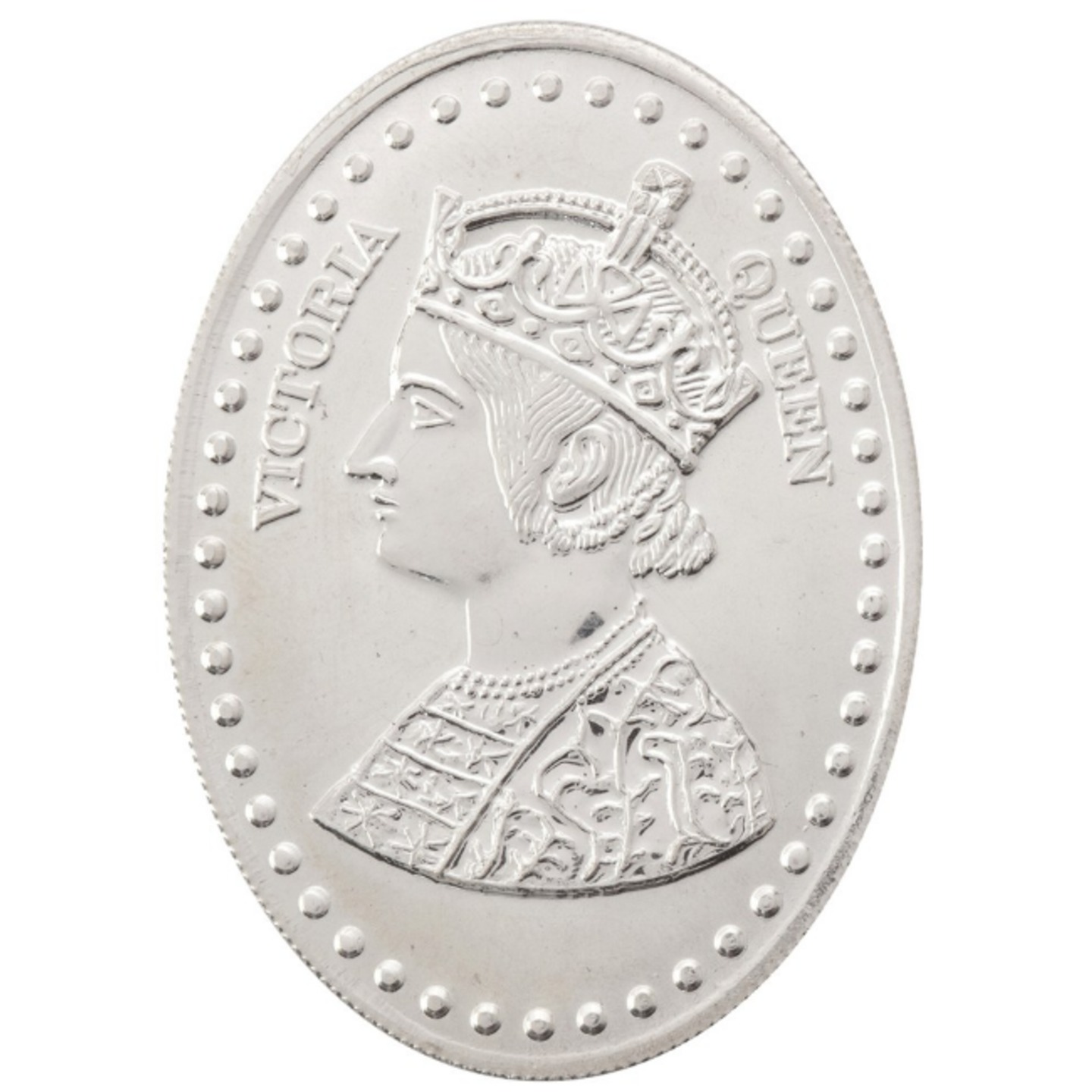 Silver Coin Victoria Queen 20 Gm 999 BIS Purity Hallmark