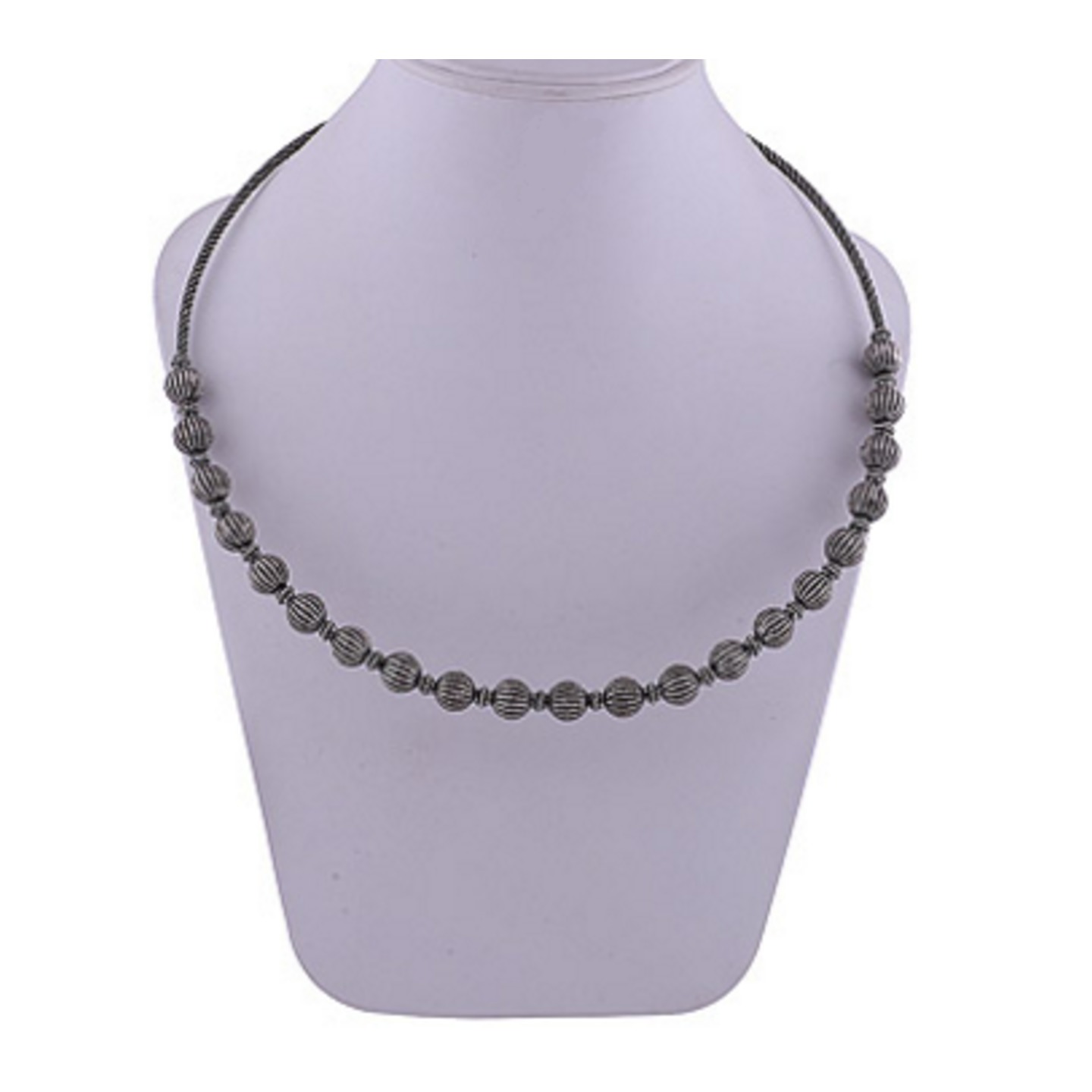 The Balls Silver Necklace