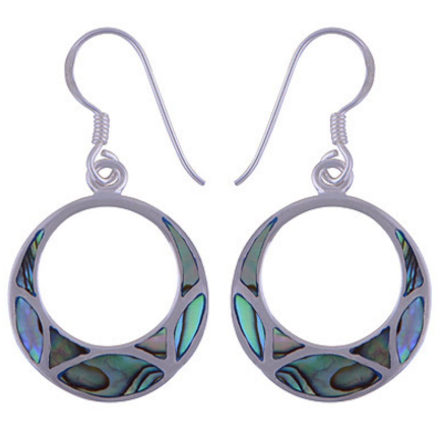 The Abalone Dangler silver Earring