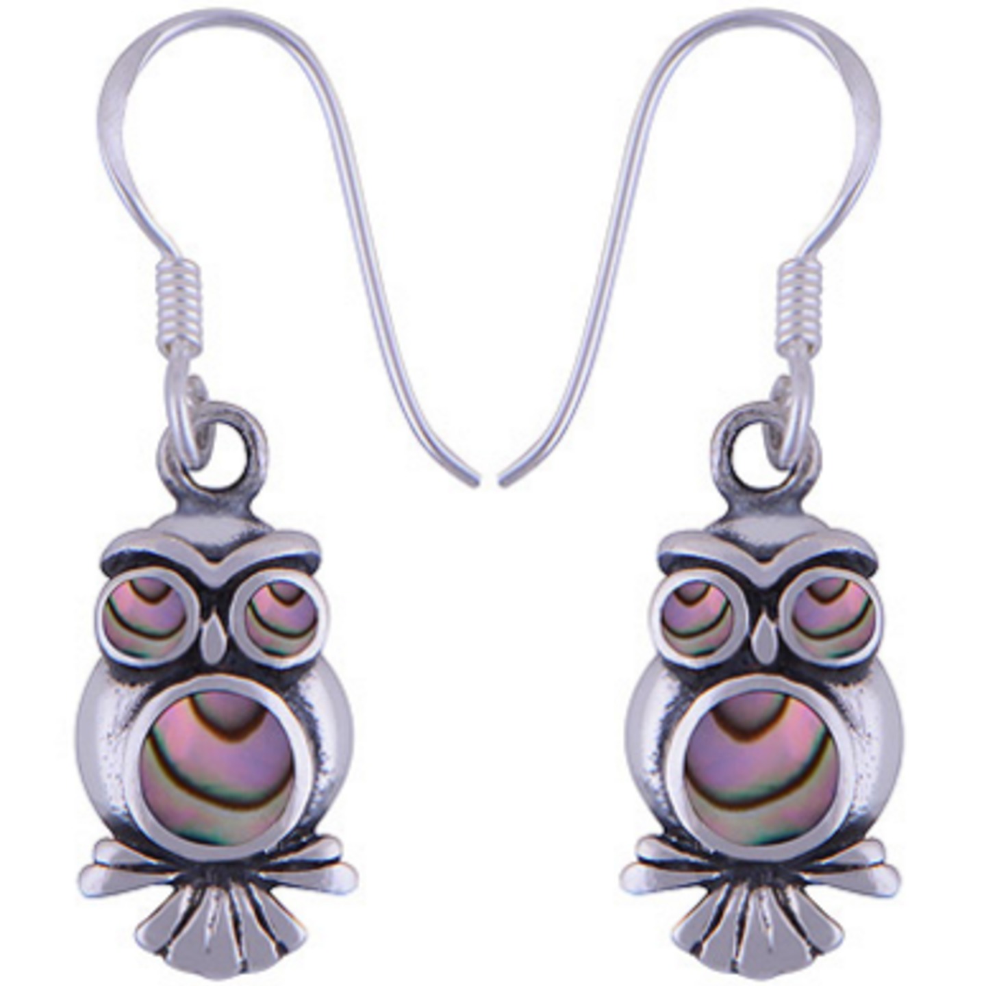 The Tranced Owl Silver Earring