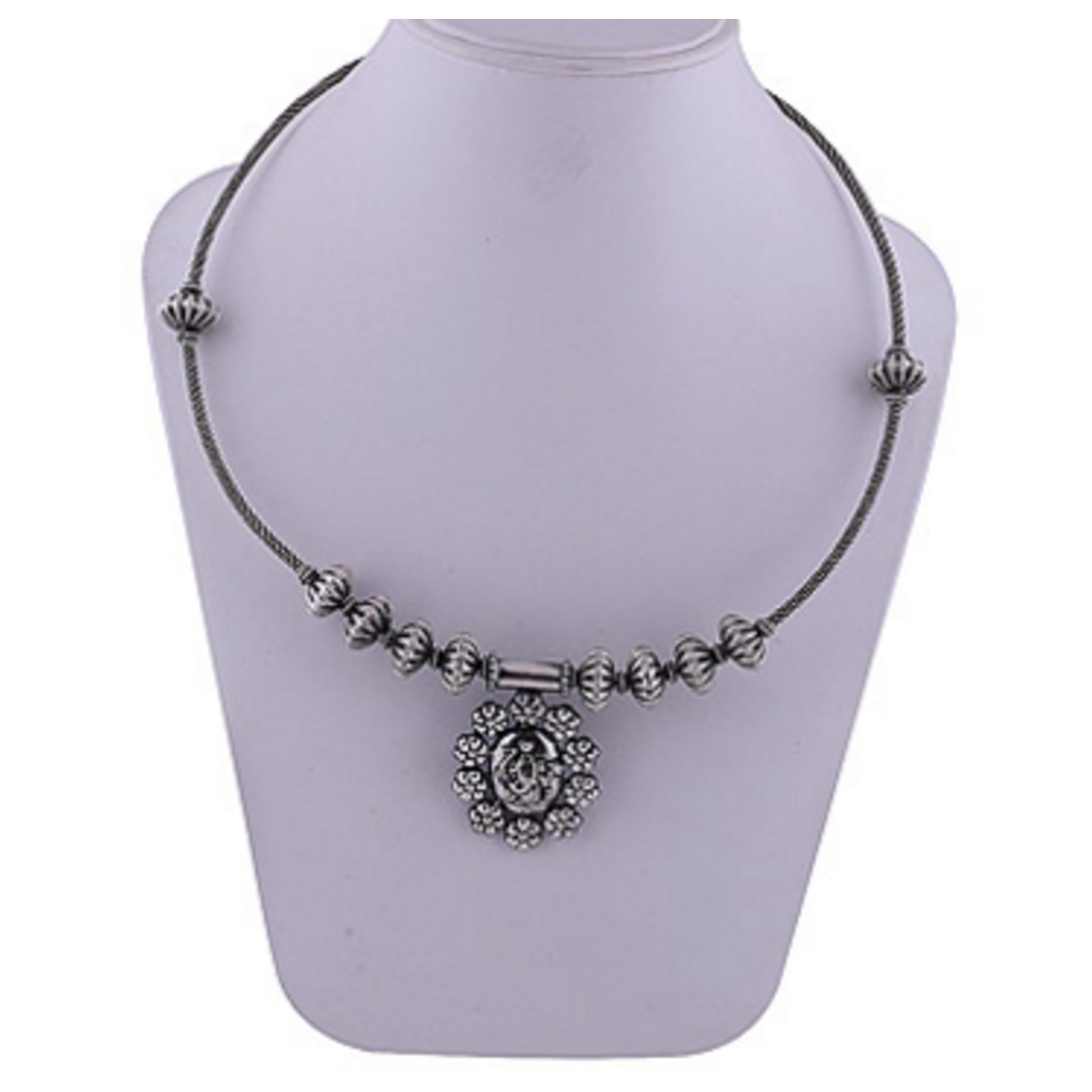 The Ganesha Silver Necklace